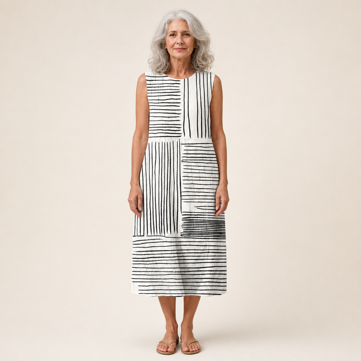 Vivienne - Vestido de Verano Sin Mangas y Confortable