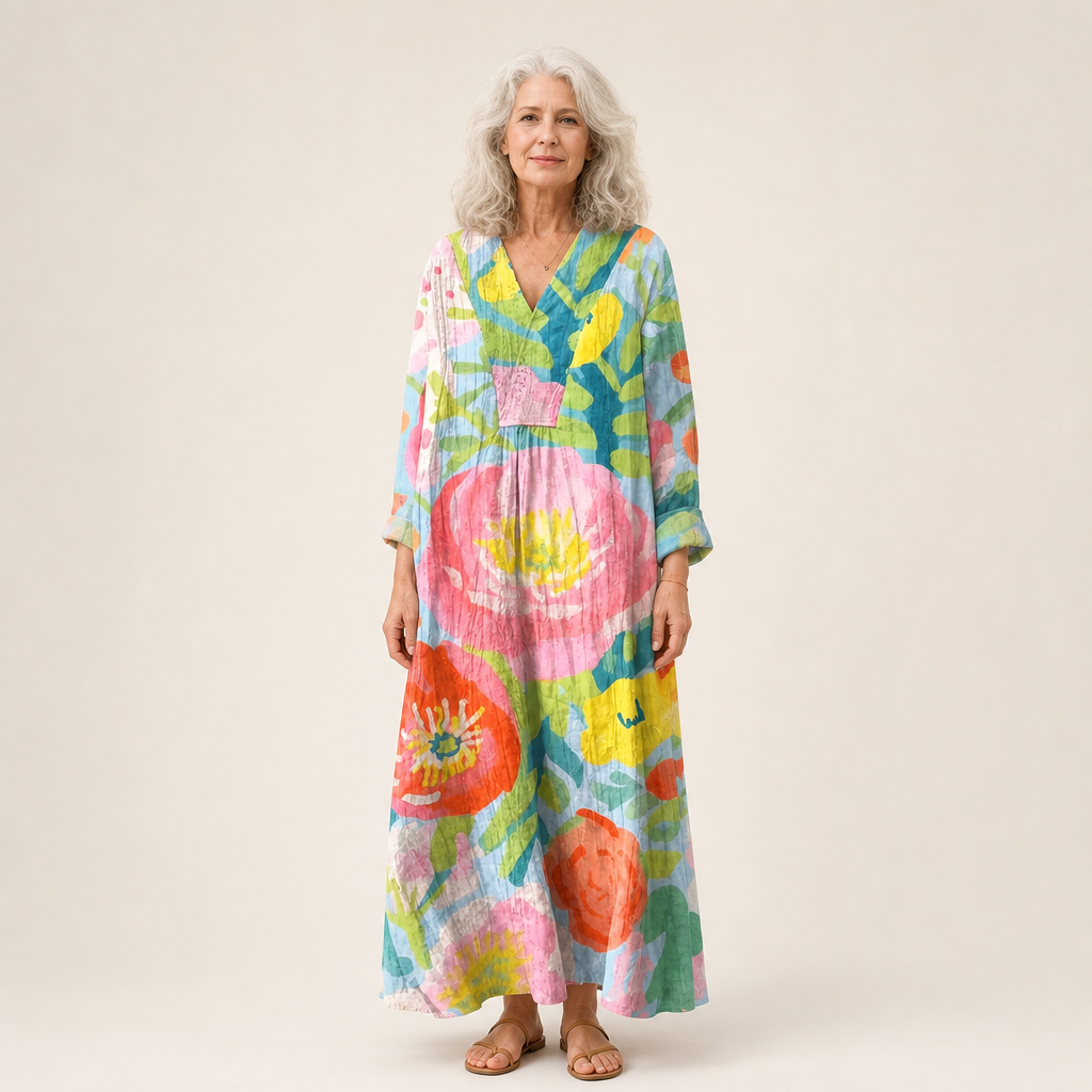 Jules - Vestido de Verano Estampado que Favorece