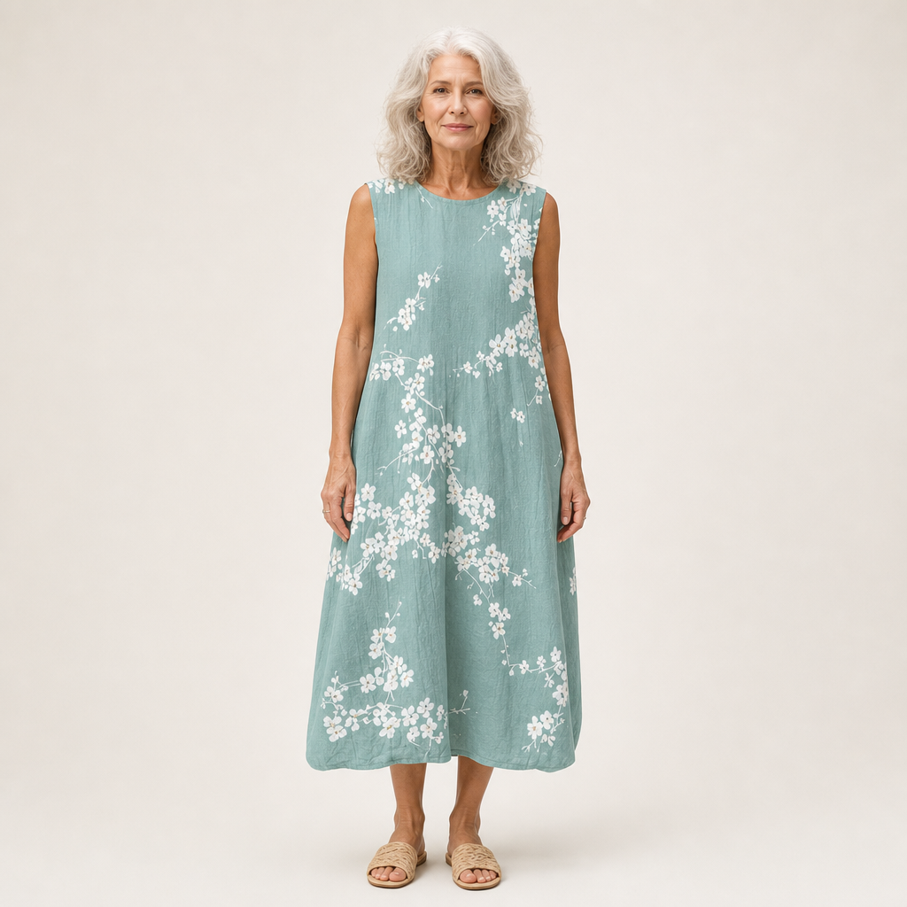 Ursule - Vestido de Verano Sin Mangas y Confortable
