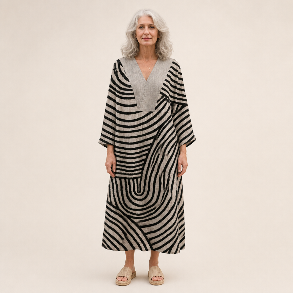 Lila - Vestido de Verano con Estampado Flattering