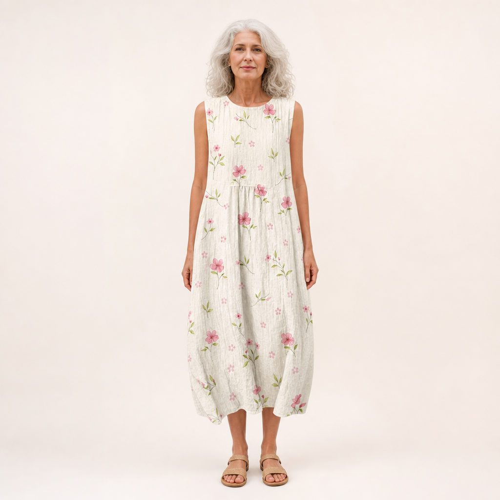 Faustine - Vestido de Verano Sin Mangas y Confortable