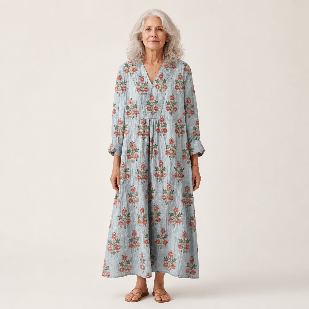 Chloé - Vestido de Verano Estampado Favorable