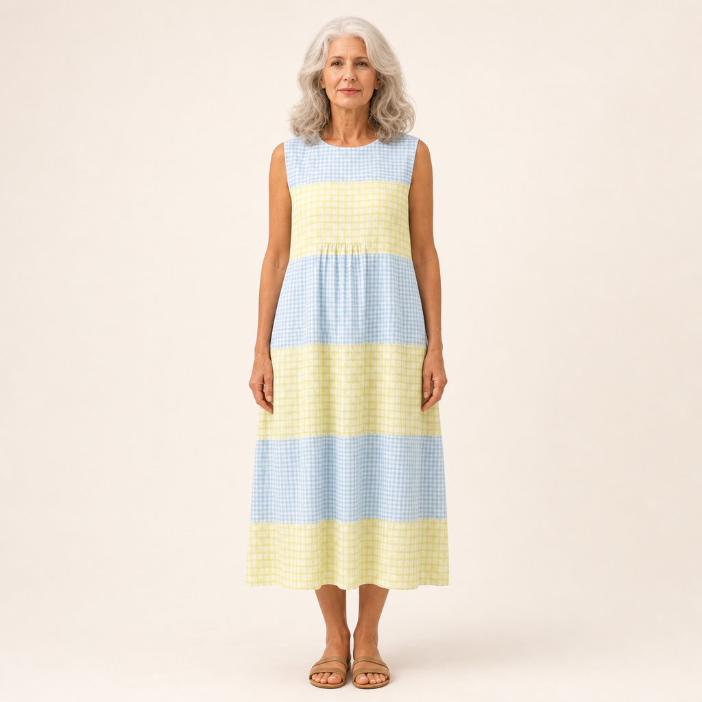 Aurélie - Vestido de Verano Sin Mangas Ultra Cómodo