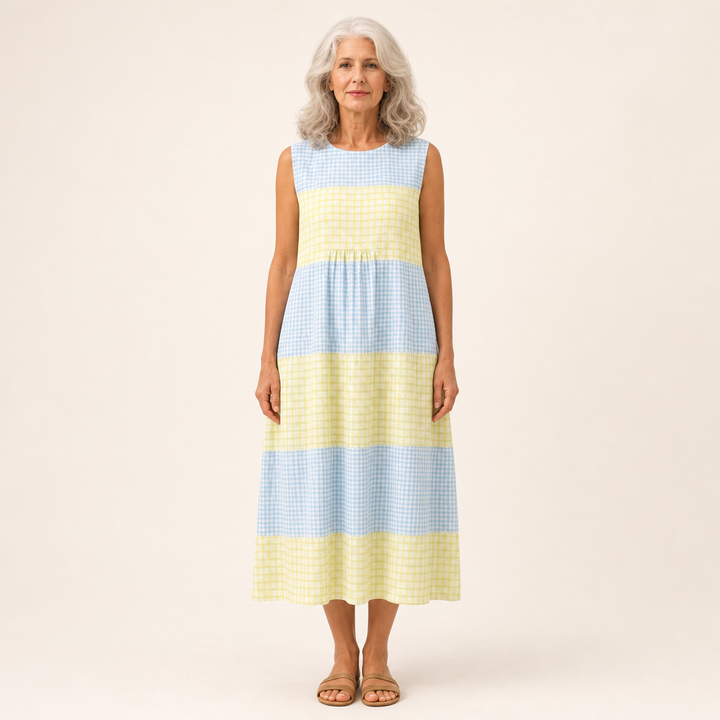 Jacinta - Vestido de Verano Sin Mangas Ultra Cómodo