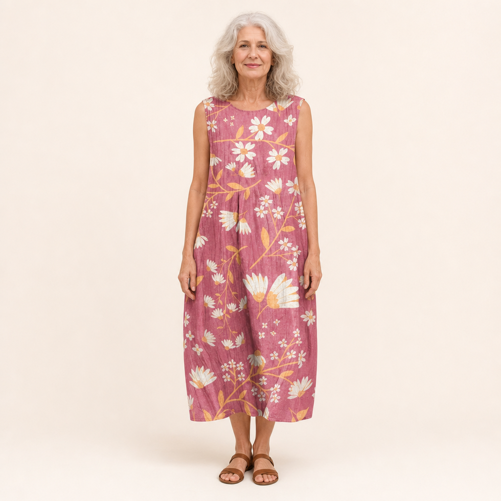 Margaux - Vestido de Verano Sin Mangas, Ideal y Confortable