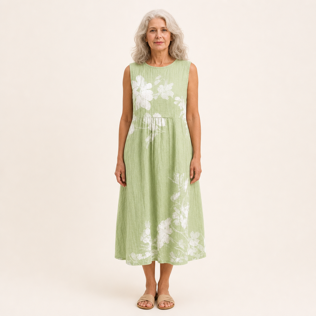 Éwan - Vestido de Verano Sin Mangas Ultra Cómodo