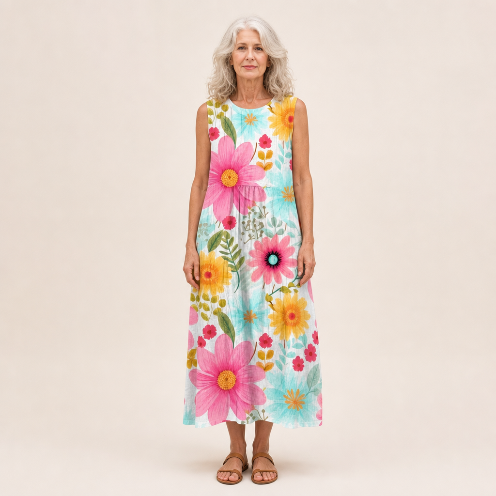 Pia - Vestido Suelto y Confortable