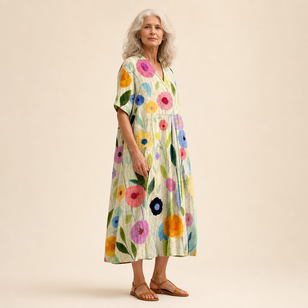 Gaëlle - Vestido de Verano Cómodo