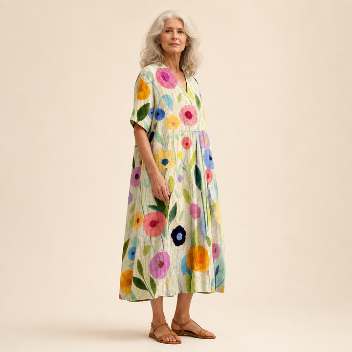 Gaëlle - Vestido de Verano Cómodo