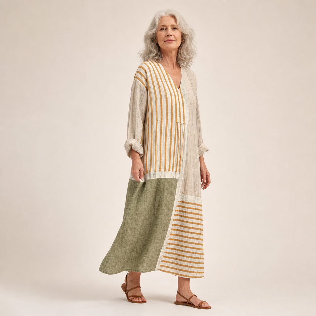 Henriette - Vestido de Verano Estampado Favorable