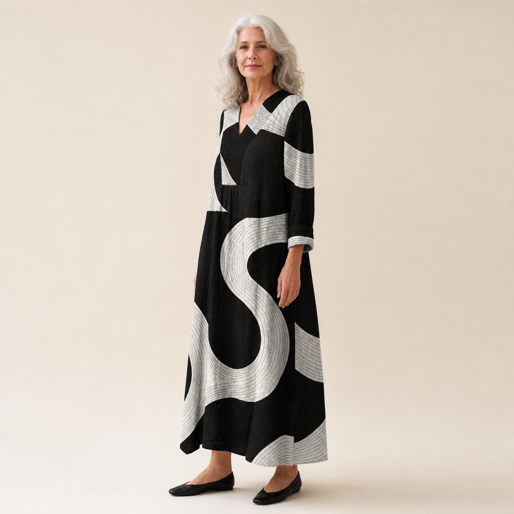 Ophélie - Vestido de Verano Estampado Flattering