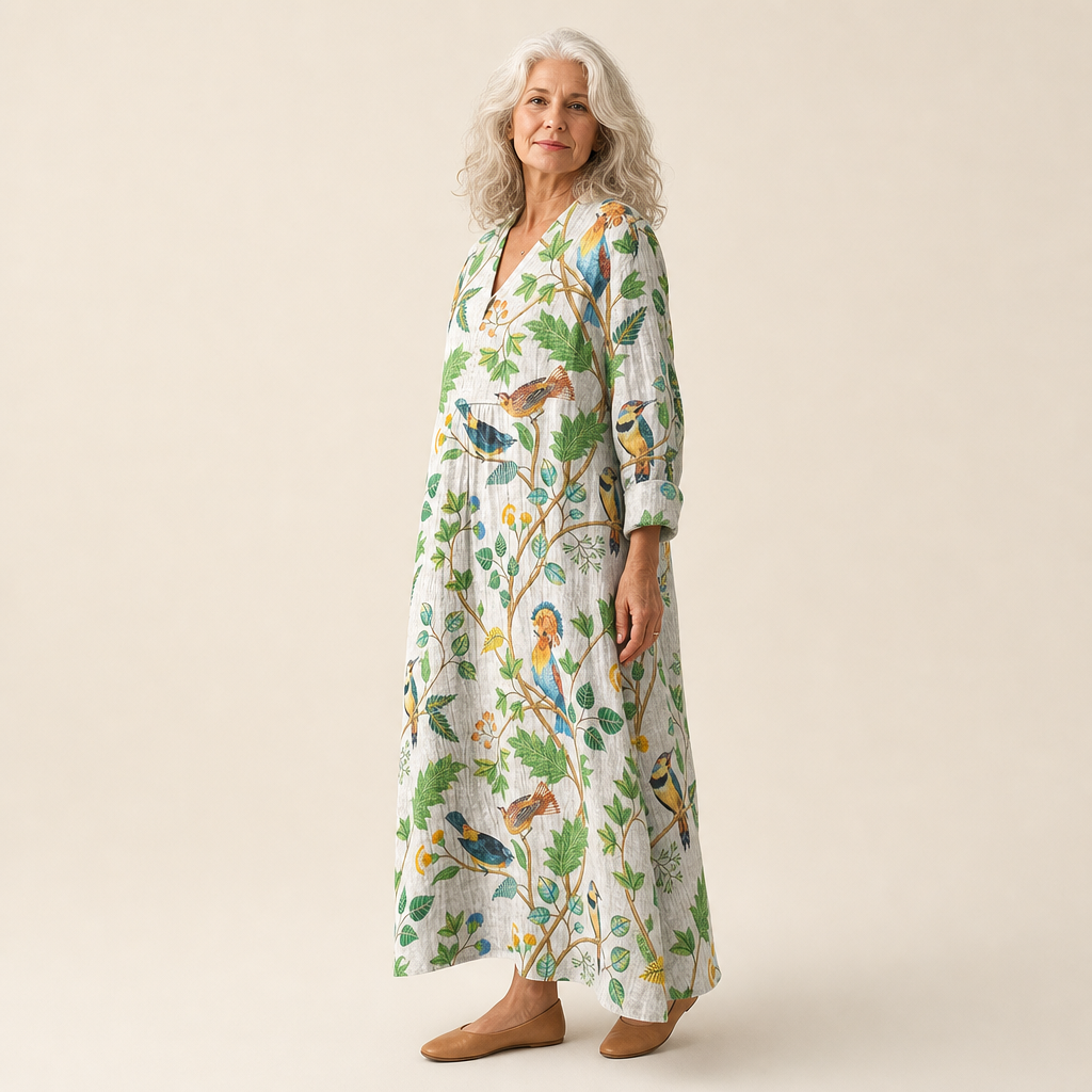 Valentín - Vestido de Verano Estampado Favorable