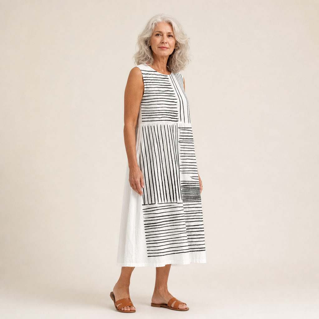 Vivienne - Vestido de Verano Sin Mangas y Confortable