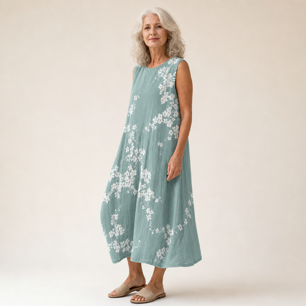 Ursule - Vestido de Verano Sin Mangas y Confortable