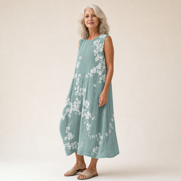 Ursule - Vestido de Verano Sin Mangas y Confortable