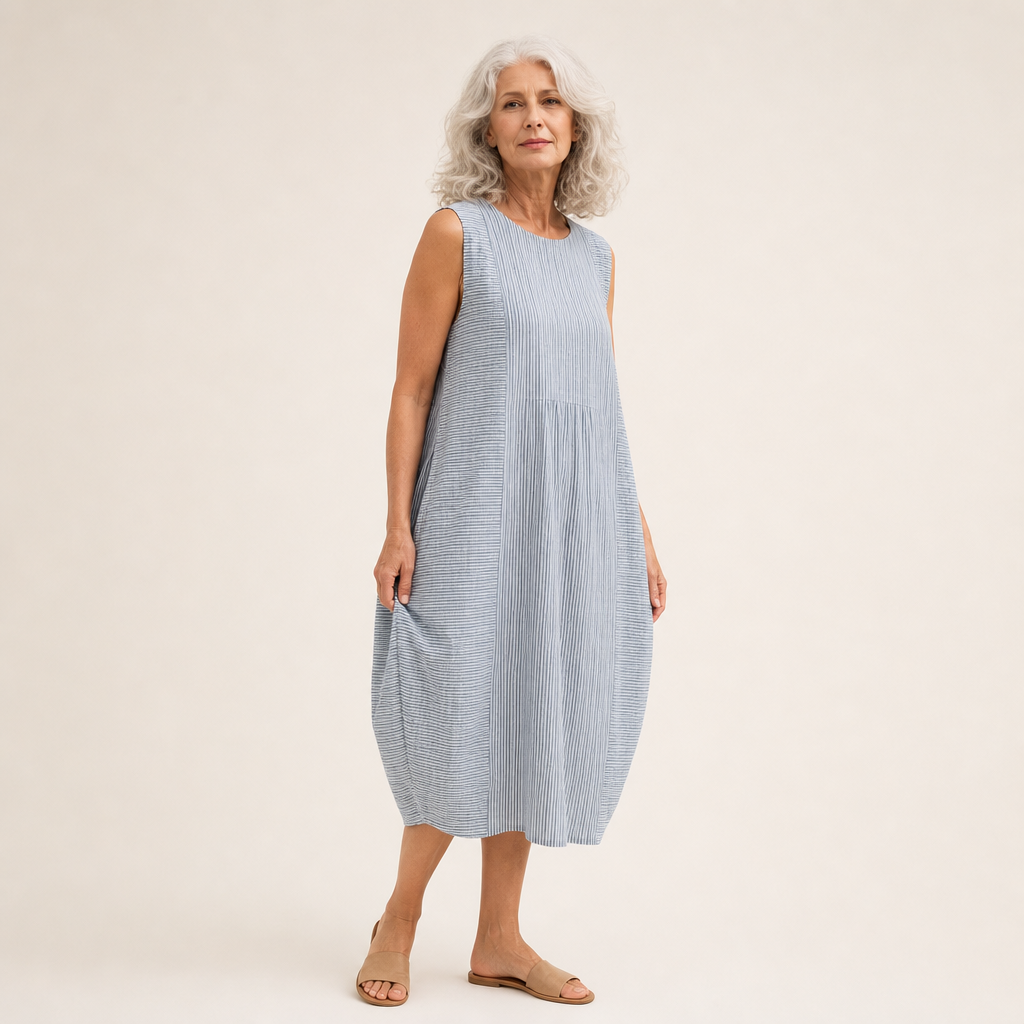 Enzo - Vestido Sin Mangas de Verano Confortable