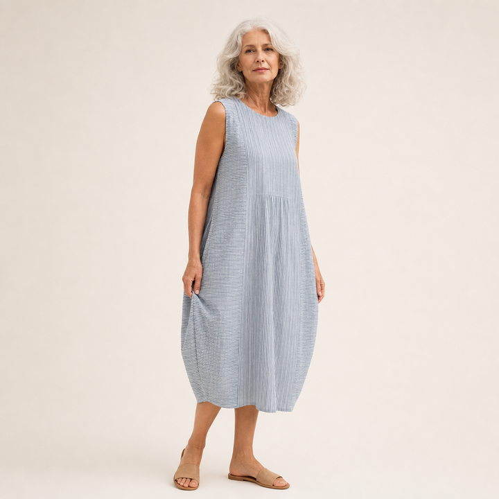 Enzo - Vestido Sin Mangas de Verano Confortable