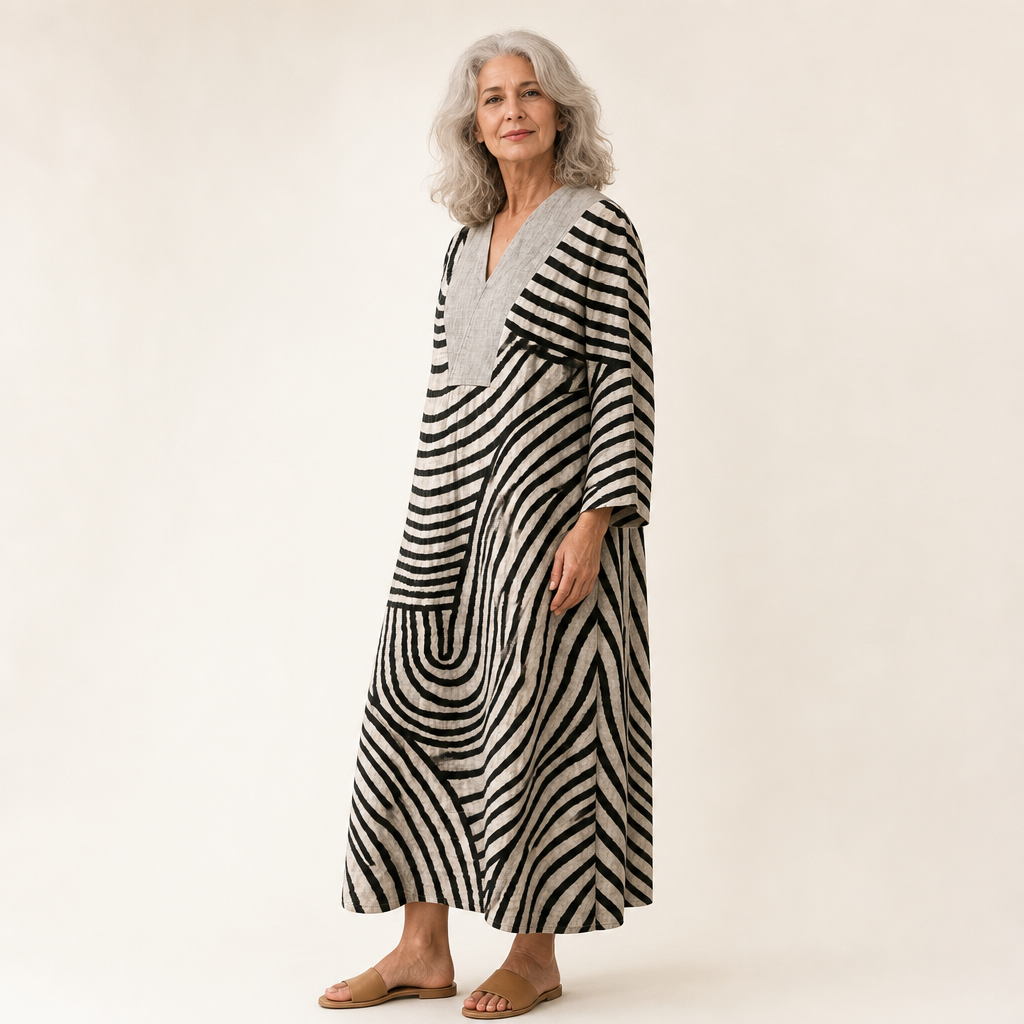 Lila - Vestido de Verano con Estampado Flattering
