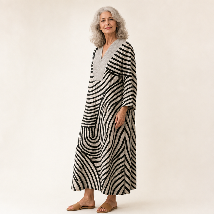 Lila - Vestido de Verano con Estampado Flattering