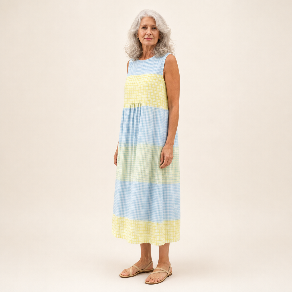 Aurélie - Vestido de Verano Sin Mangas Ultra Cómodo