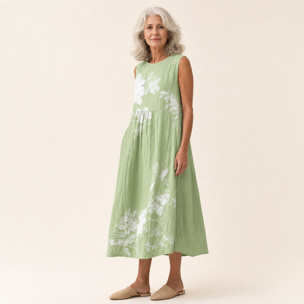 Éwan - Vestido de Verano Sin Mangas Ultra Cómodo