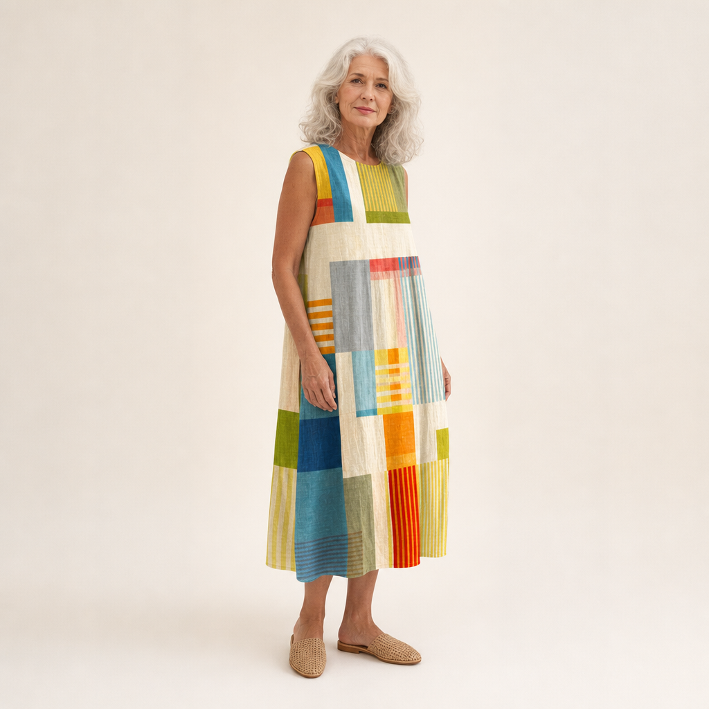 Léa - Vestido de Verano Sin Mangas Ultra Cómodo