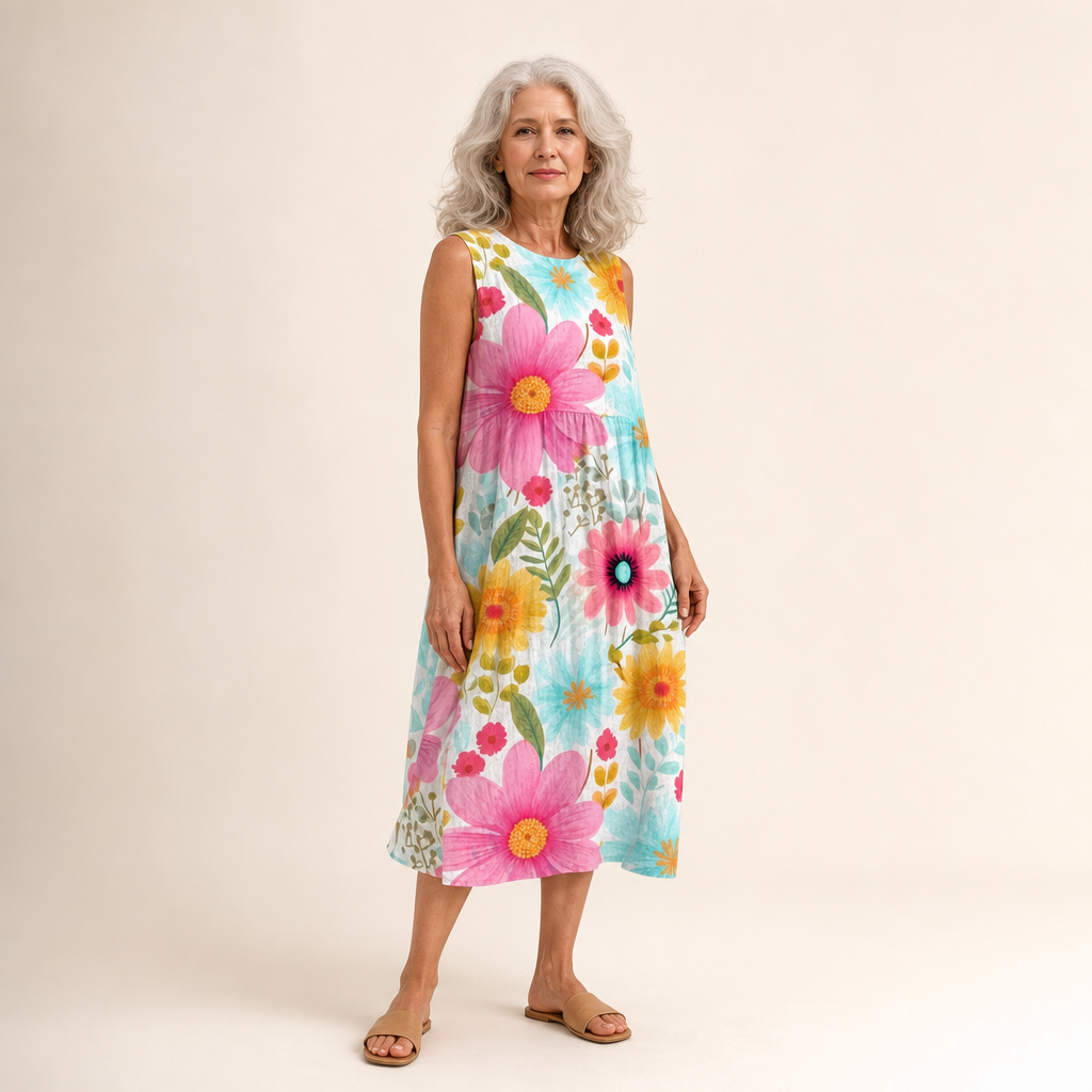 Pia - Vestido Suelto y Confortable