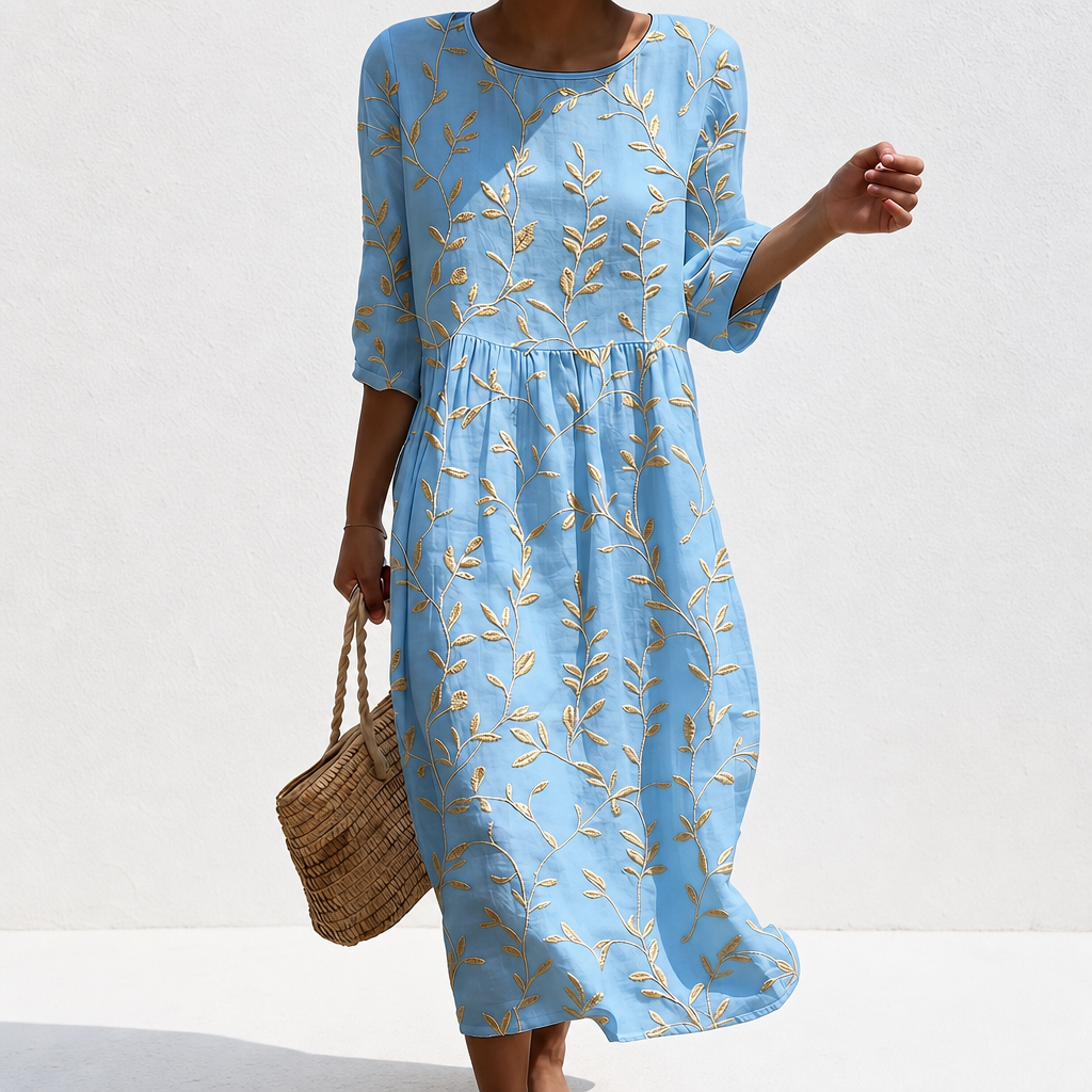 Amélie - Vestido casual femenino con diseño floral.