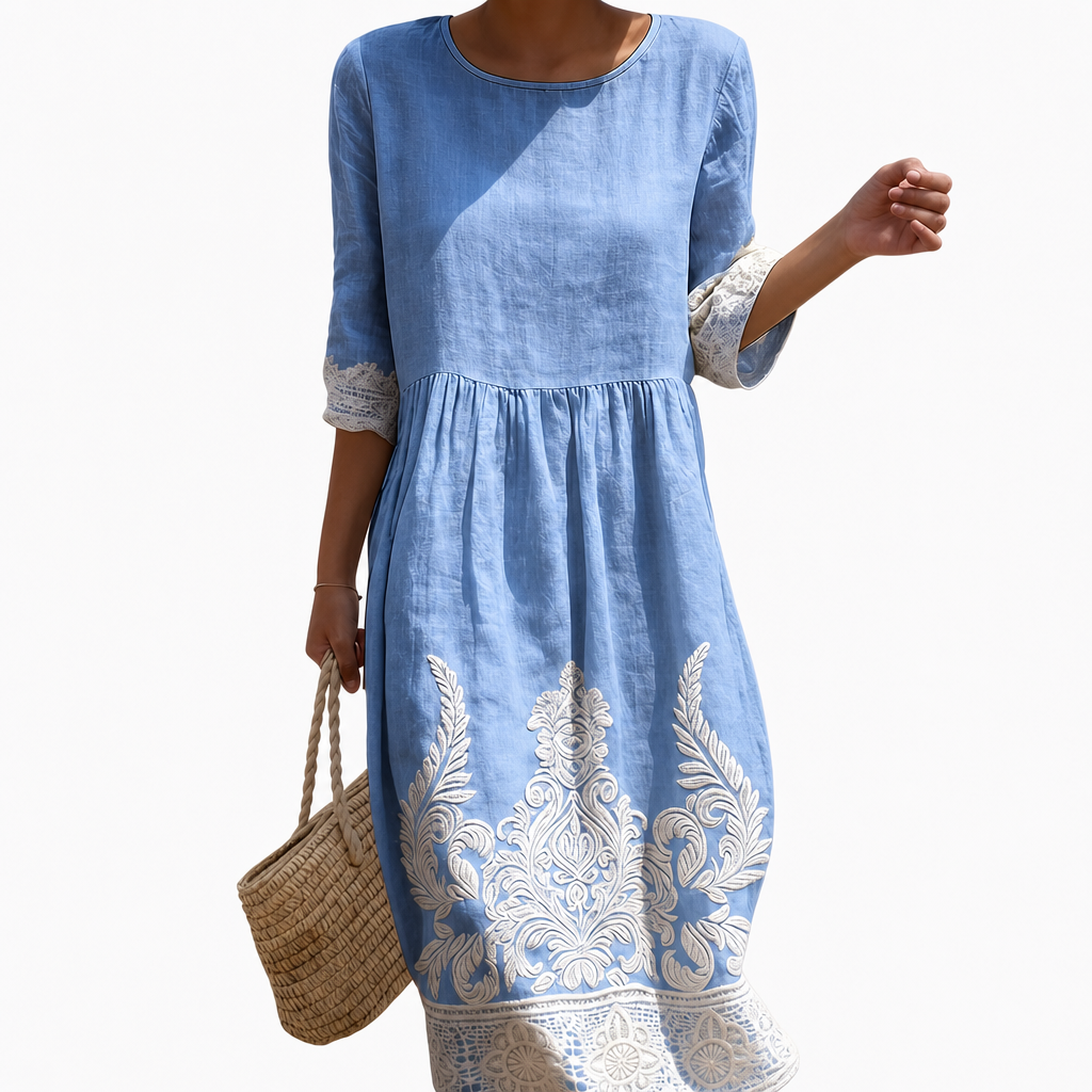 Margaux - Vestido casual femenino con diseño floral.