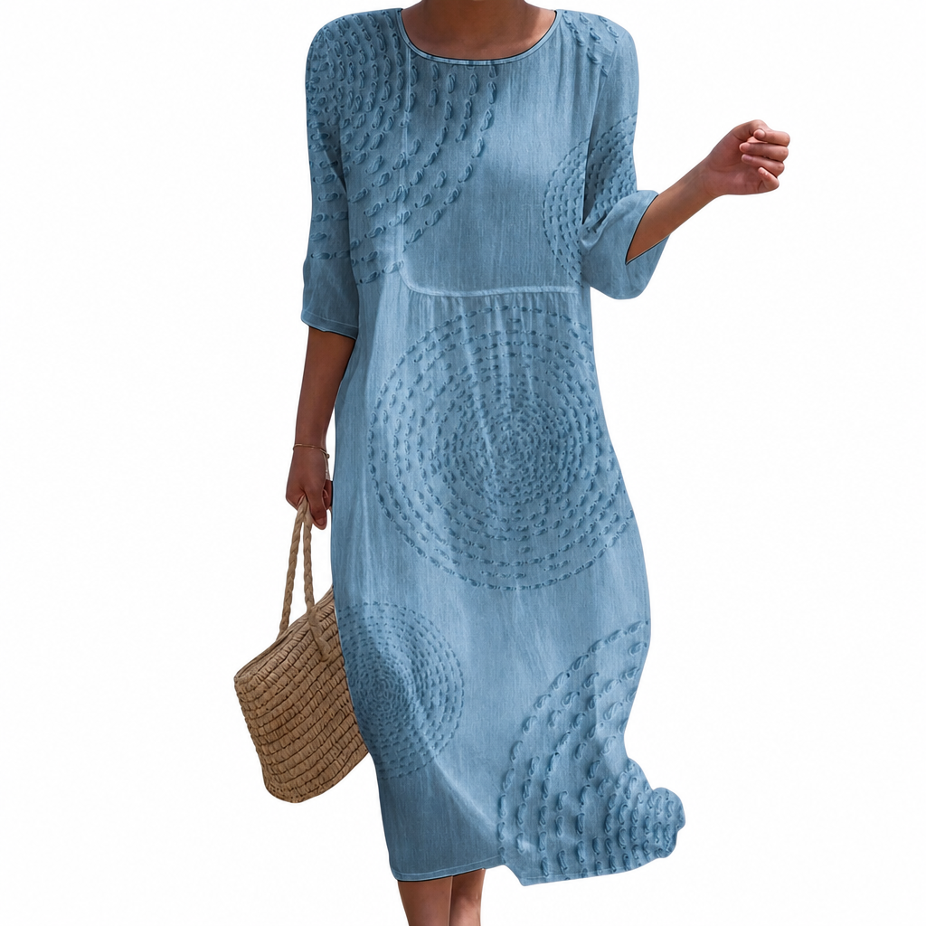 Camille - Vestido Casual Bordado para Mujer