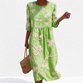 Apolline - Vestido Casual Femenino con Estampado Floral