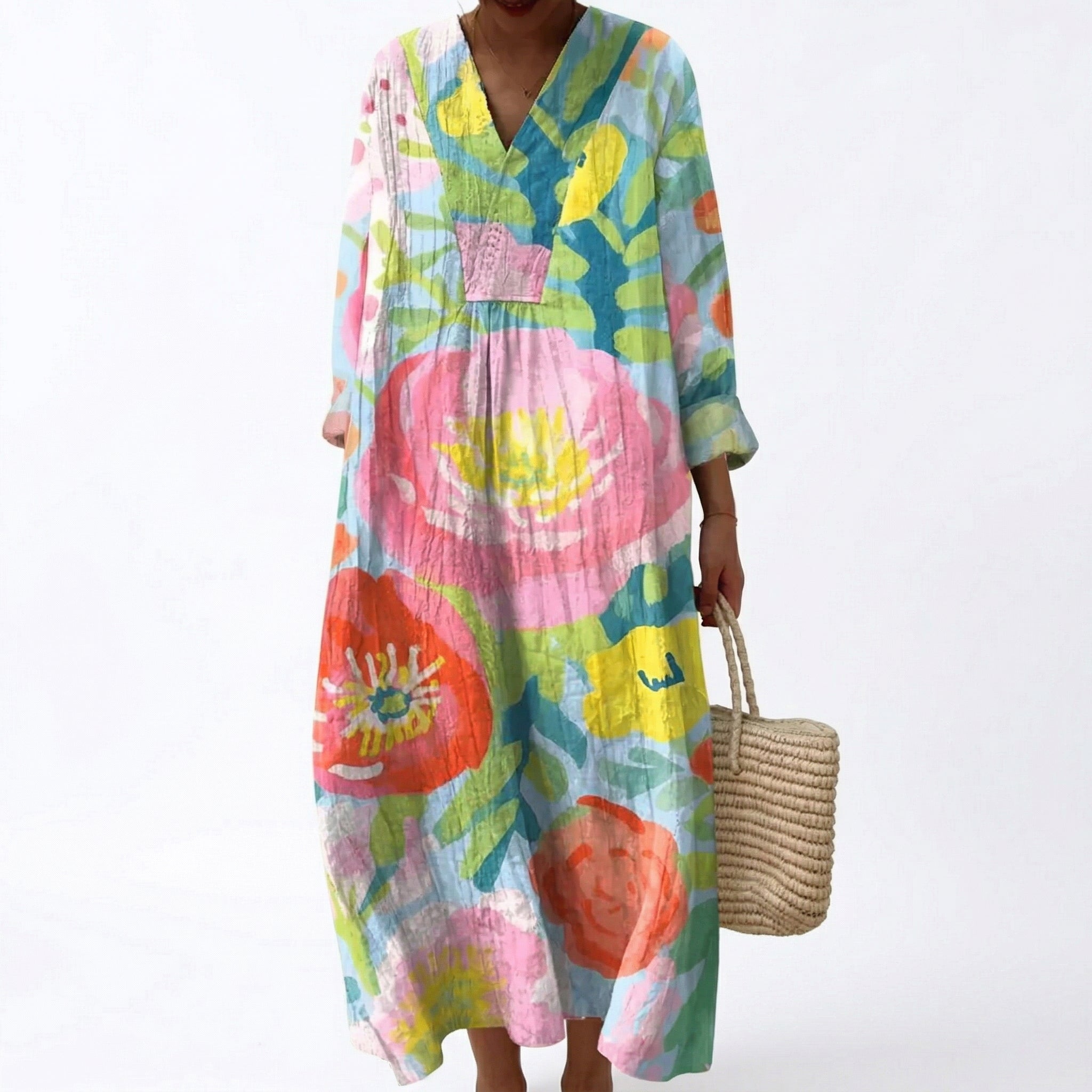Jules - Vestido de Verano Estampado que Favorece