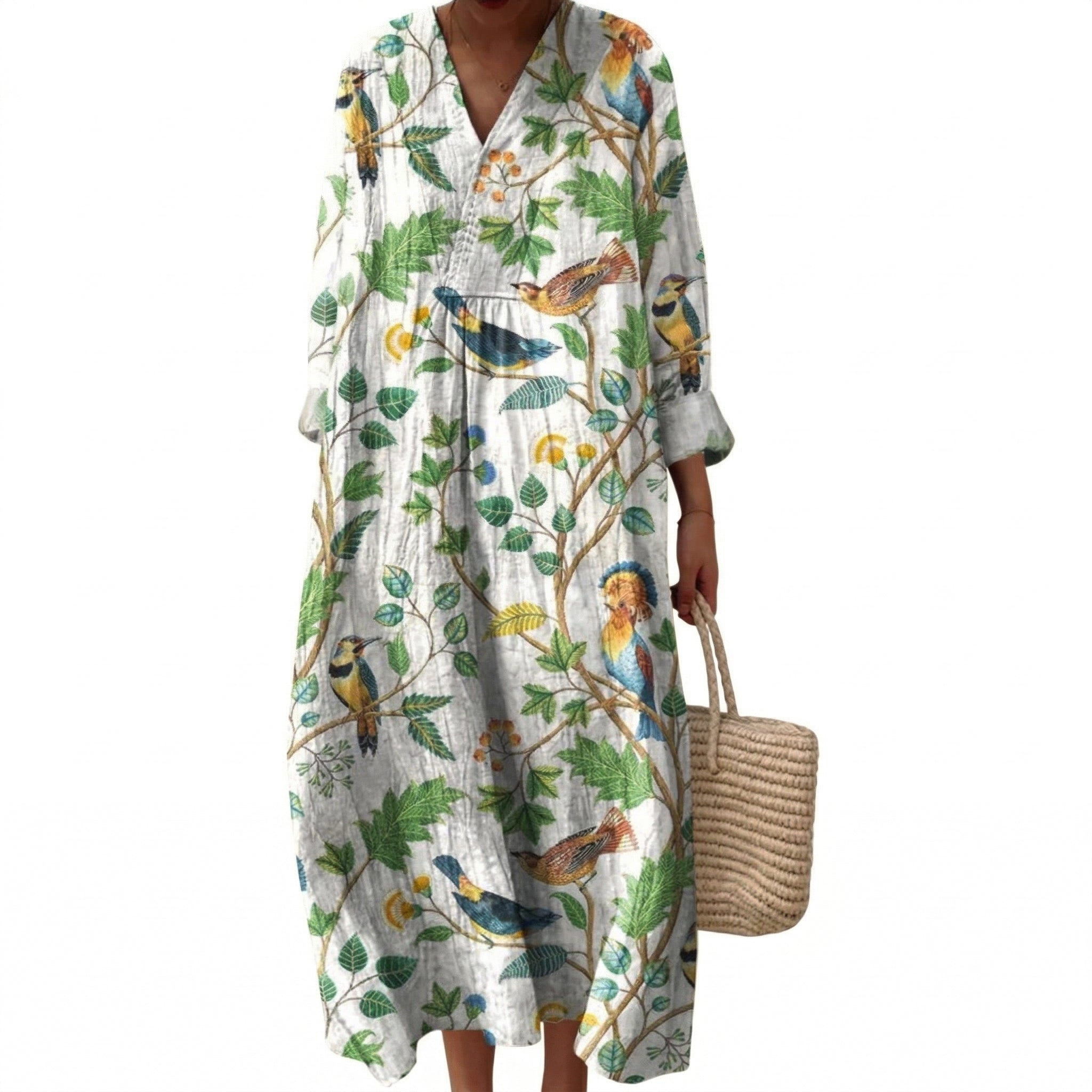 Valentín - Vestido de Verano Estampado Favorable