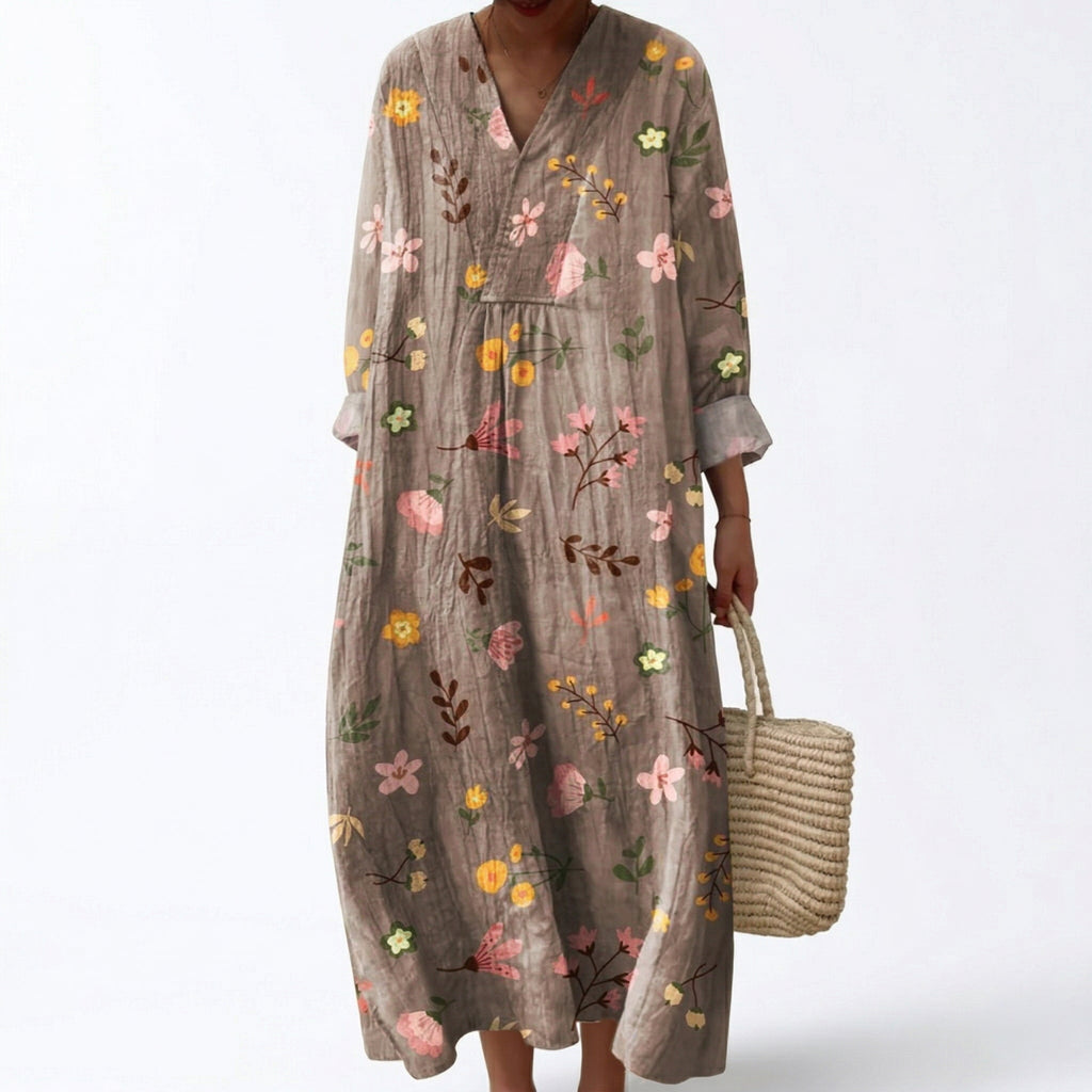 Maëlys - Vestido de Verano Estampado que Favorece