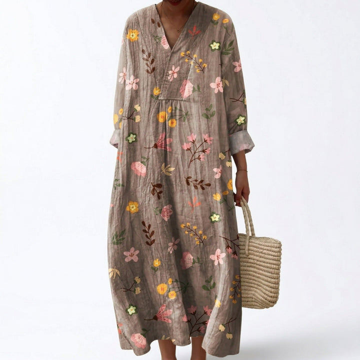 Maëlys - Vestido de Verano Estampado que Favorece