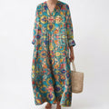 Capucine - Vestido de Verano Estampado Favorable