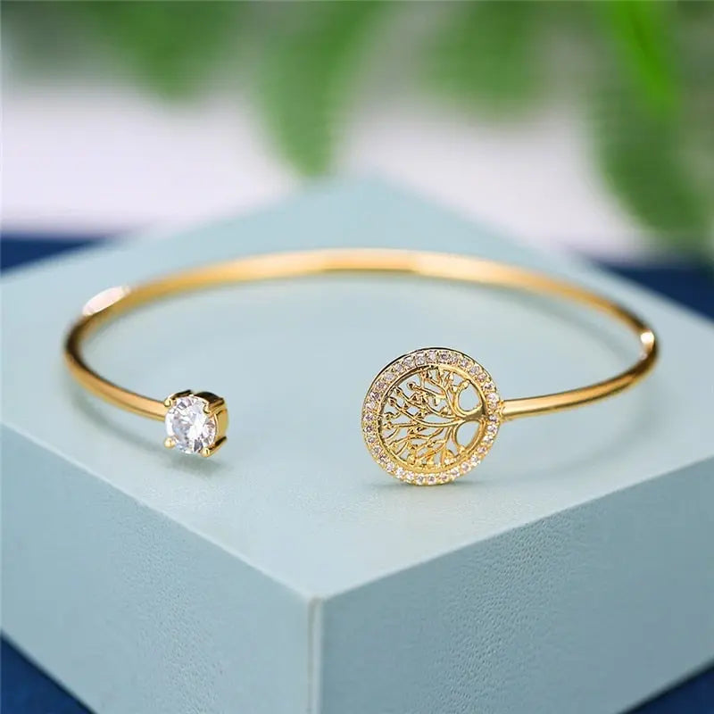 Pulsera Árbol de la Vida Intemporal Ajustable