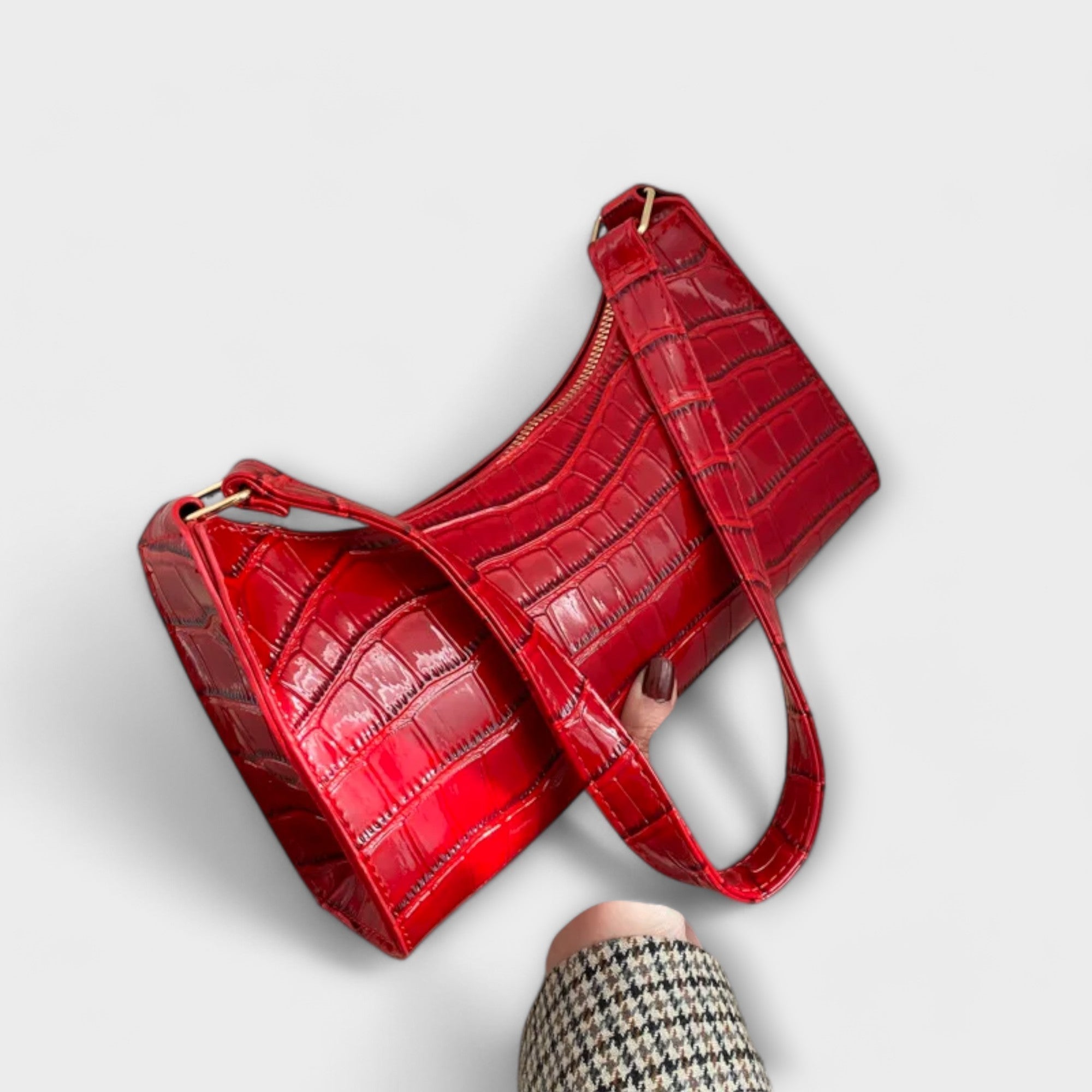Marguerite | Bolso de Cuero Brillante
