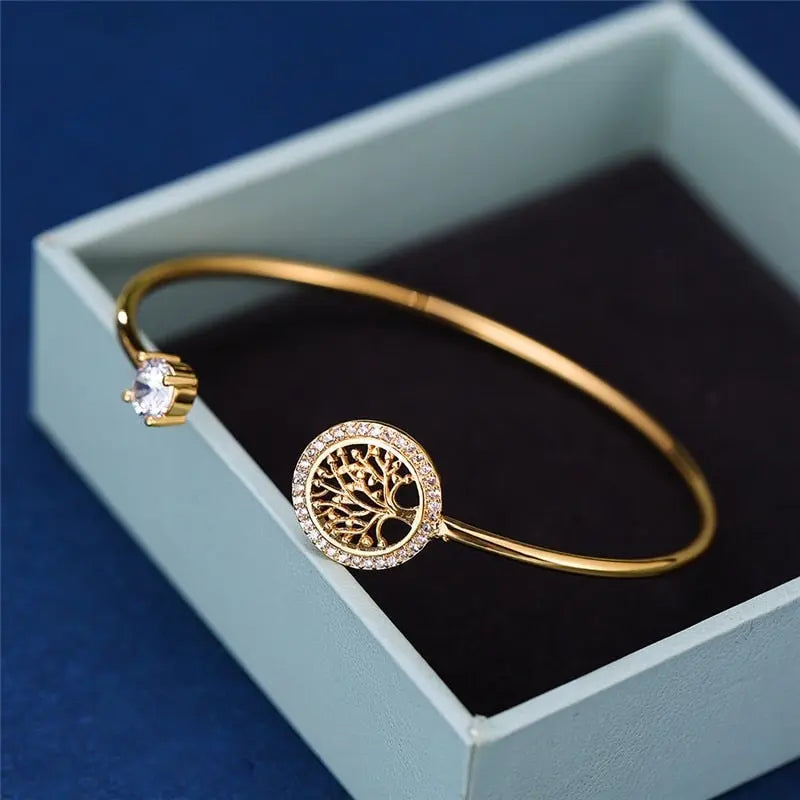 Pulsera Árbol de la Vida Intemporal Ajustable