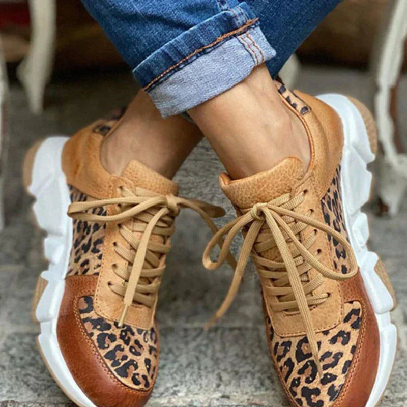 Lucie | Zapatillas Cómodas Leopardo