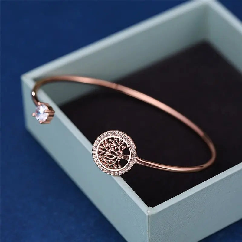 Pulsera Árbol de la Vida Intemporal Ajustable
