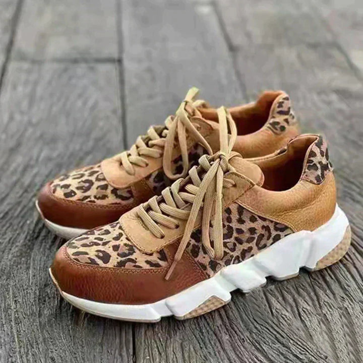 Lucie | Zapatillas Cómodas Leopardo