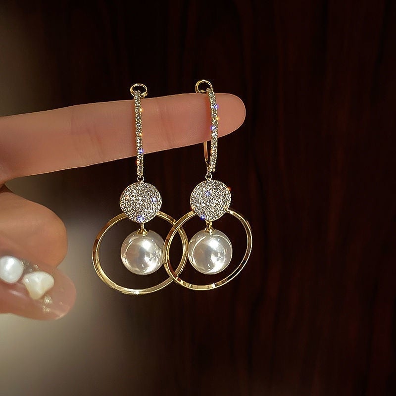 Pendientes de perlas cultivadas de alta calidad