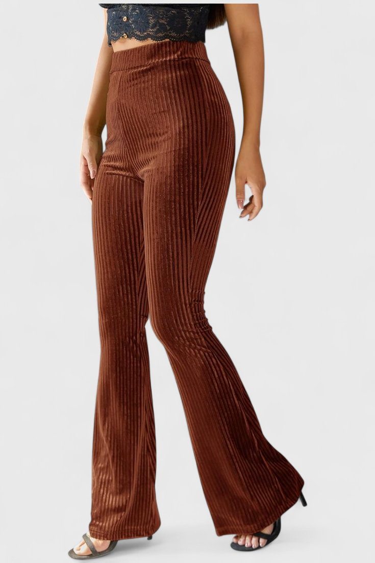 Liset Pantalones Acampanados de Pana