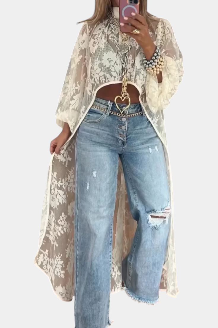 Top Maxi Encaje Nyxelle