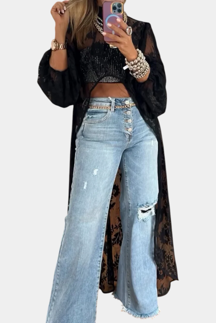Top Maxi Encaje Nyxelle