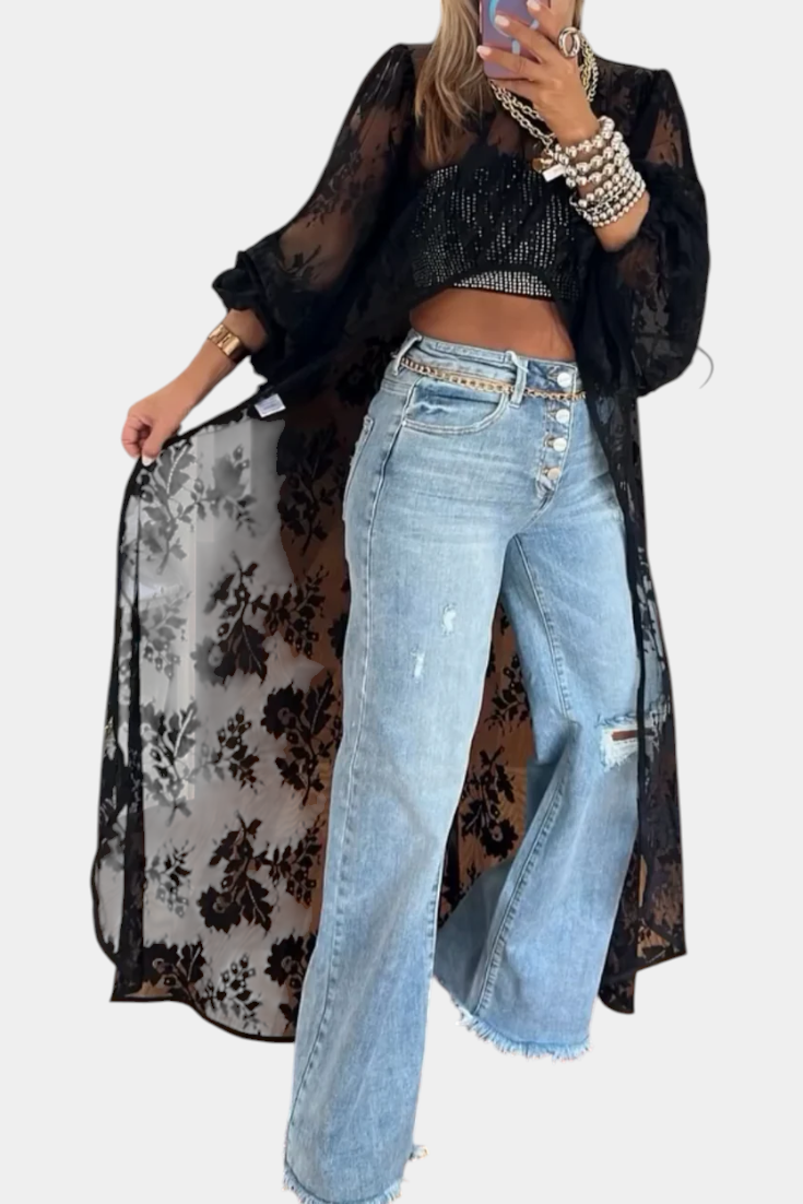 Top Maxi Encaje Nyxelle
