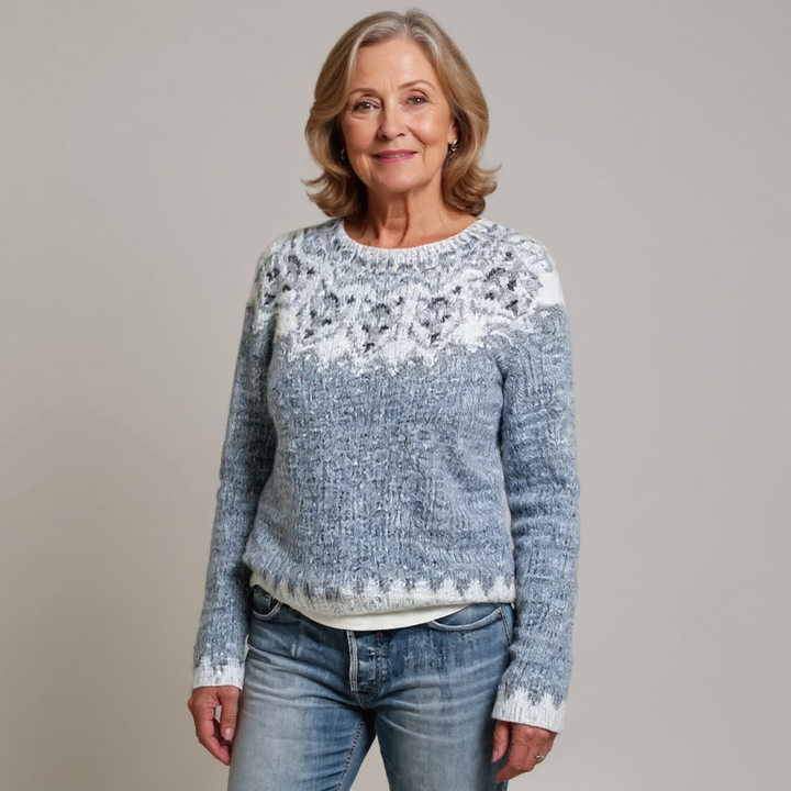 Consuelo — Jersey de Punto Vintage de Montaña