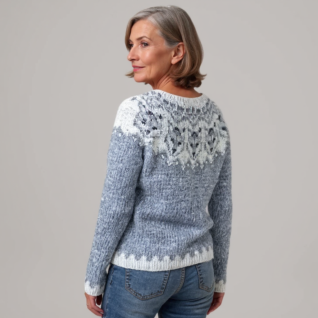 Consuelo — Jersey de Punto Vintage de Montaña