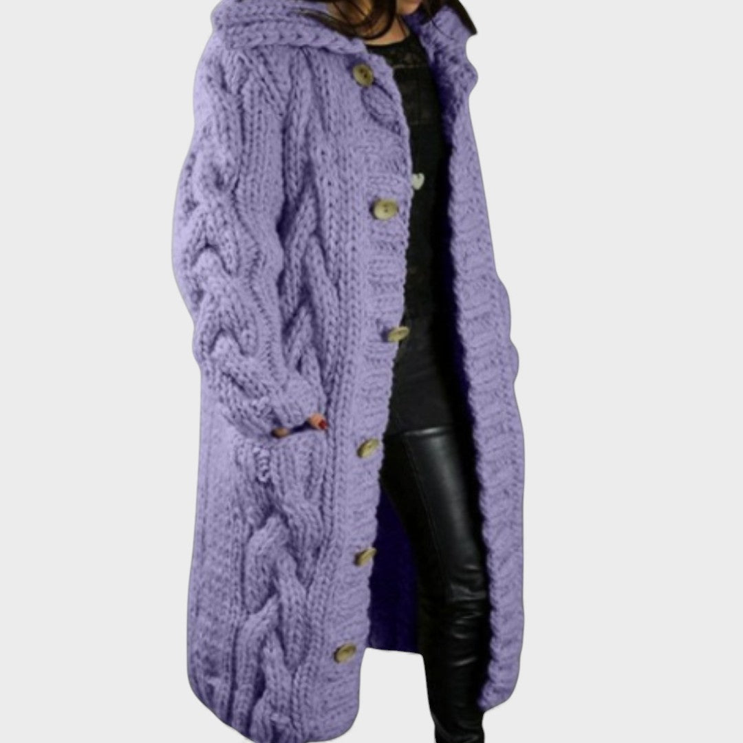 Alicia™ | Abrigo elegante y acogedor con cobertura abdominal